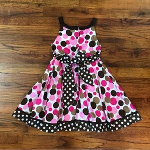 Girls Lydia Jane Polka Dots Dress
Dressy Occassion Church Wedding Party Event